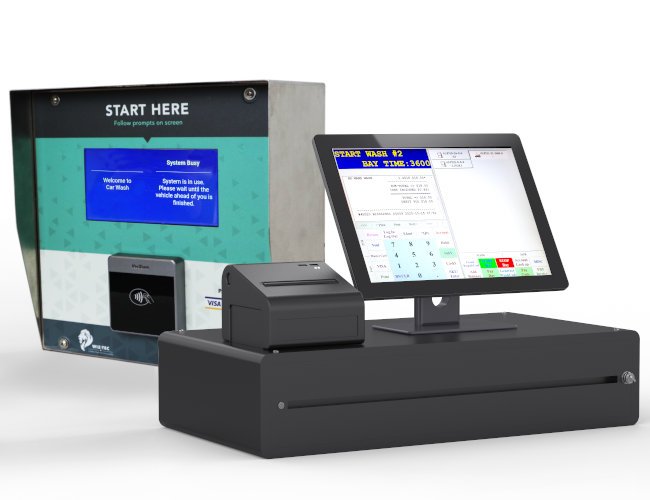 Take control with POS integration​ in your car wash payments